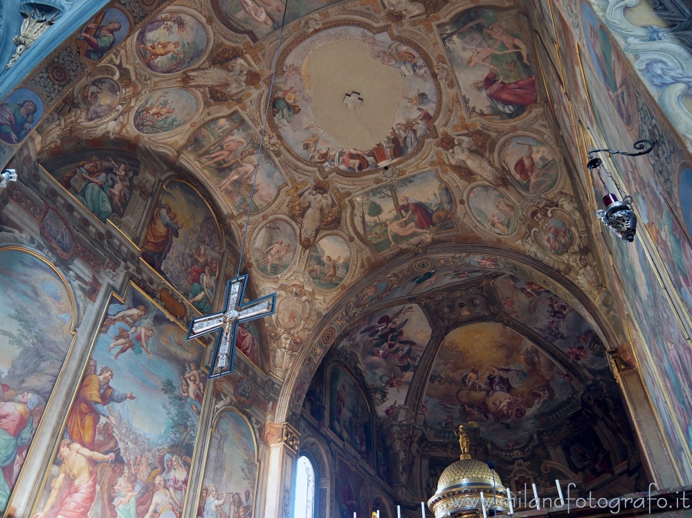 Monza (Monza e Brianza, Italy) - Ceiling of the presbytery of the Cathedral of Monza